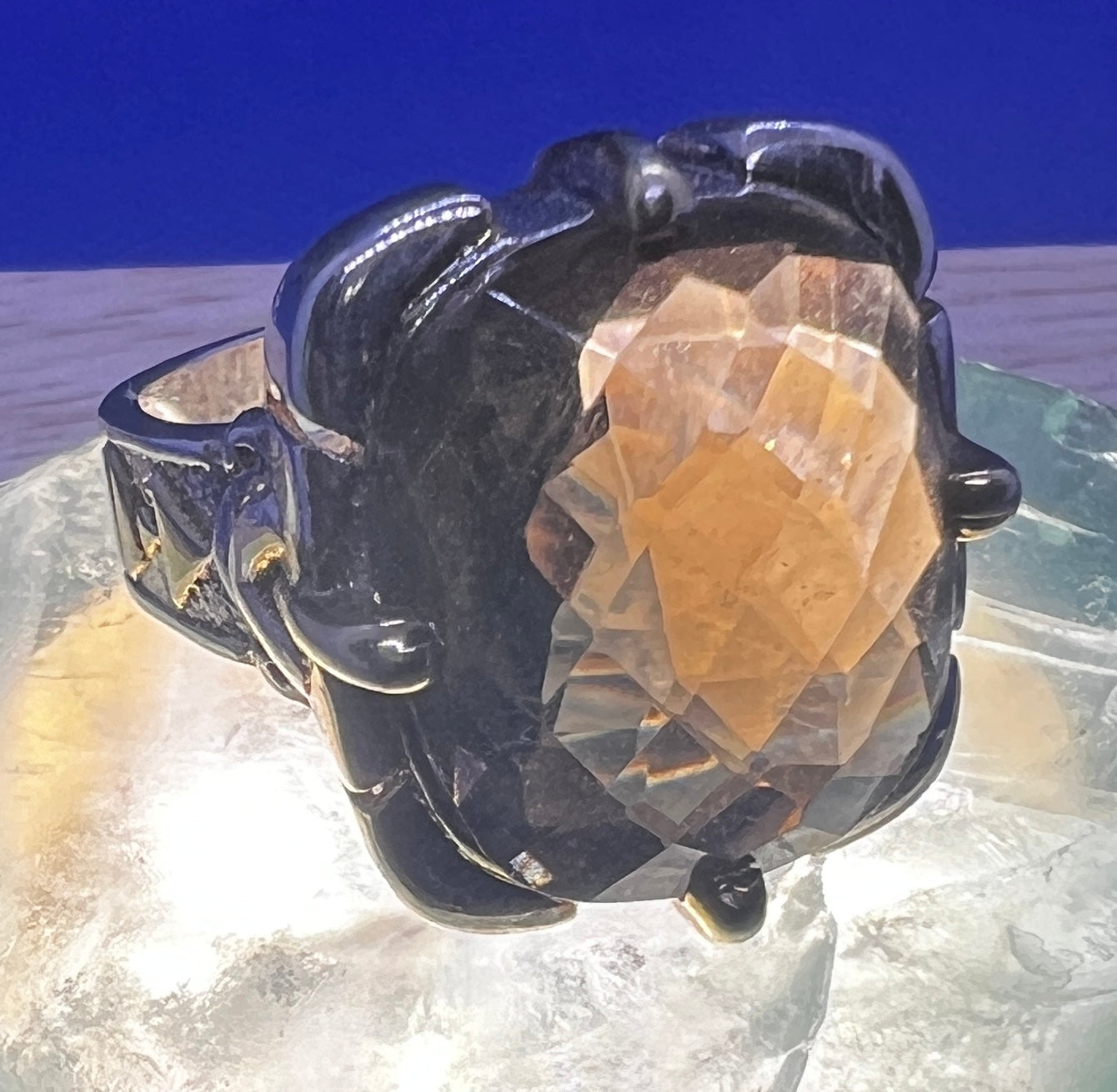 Smoky Quartz Earth Priestess Ring (SG preowned)